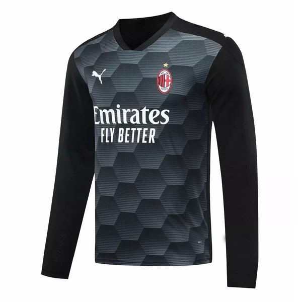 Trikot AC Milan Auswarts ML Torwart 2020-21 Schwarz Fussballtrikots Günstig